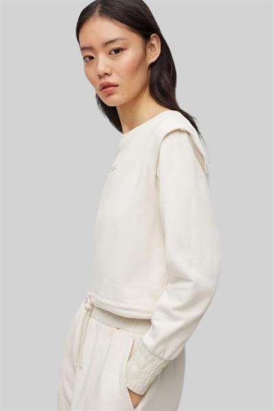 Boss Pamuklu Kadın Sweatshirt Beyaz 118