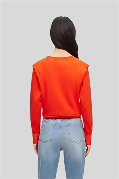 Boss Pamuklu Kadın Sweatshirt Turuncu 821