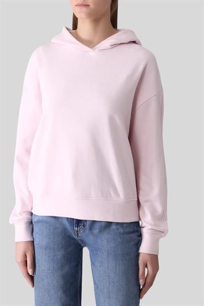 Boss Pamuklu Kapüşonlu Kadın Sweatshirt Pembe