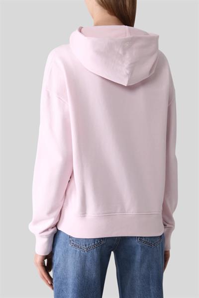 Boss Pamuklu Kapüşonlu Kadın Sweatshirt Pembe