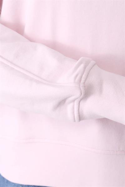 Boss Pamuklu Kapüşonlu Kadın Sweatshirt Pembe