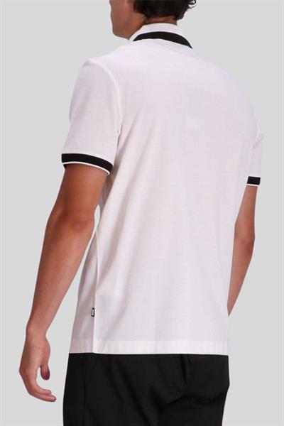 Boss Polo Yaka Erkek T-Shirt Beyaz 100