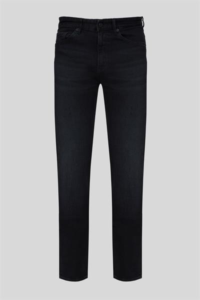 Boss Porsche Erkek Jean Pantolon Siyah 004