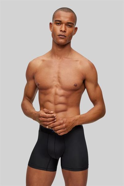 Boss Regular Fit 3Lü Erkek Boxer Siyah