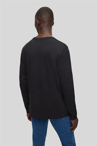 Boss Regular Fit Bisiklet Yaka Erkek Sweatshirt Siyah
