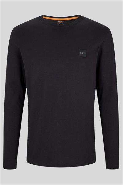 Boss Regular Fit Bisiklet Yaka Erkek Sweatshirt Siyah