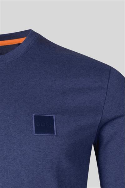 Boss Regular Fit Bisiklet Yaka Erkek Sweatshirt Mavi 418