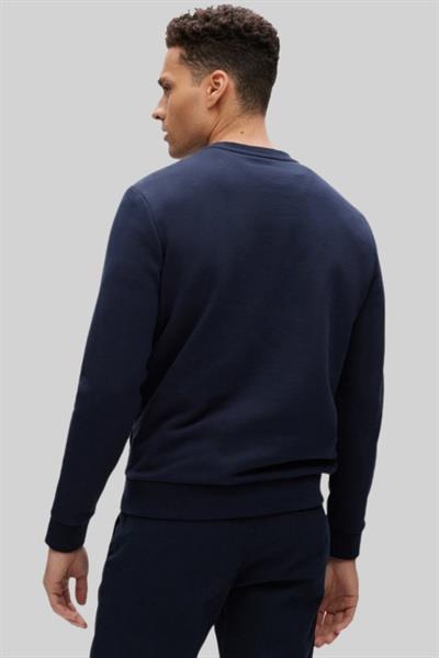 Boss Regular Fit Bisiklet Yaka Erkek Sweatshirt Lacivert 404