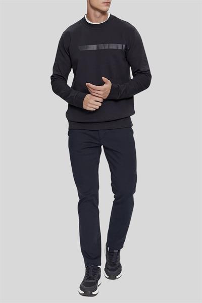 Boss Regular Fit Bisiklet Yaka Erkek Sweatshirt Mavi 402