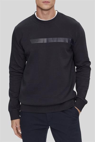 Boss Regular Fit Bisiklet Yaka Erkek Sweatshirt Mavi 402