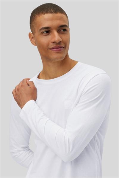Boss Regular Fit Bisiklet Yaka Erkek Sweatshirt Beyaz 100