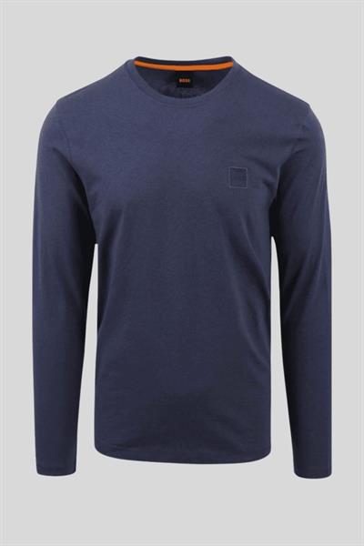 Boss Regular Fit Bisiklet Yaka Erkek Sweatshirt Mavi 418