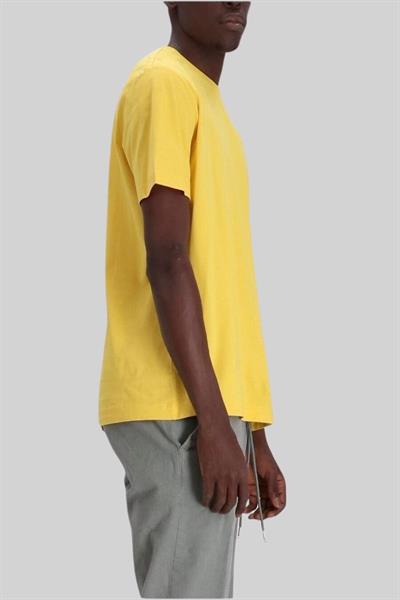 Boss Regular Fit  Bisiklet Yaka Erkek T-Shirt Sarı 733