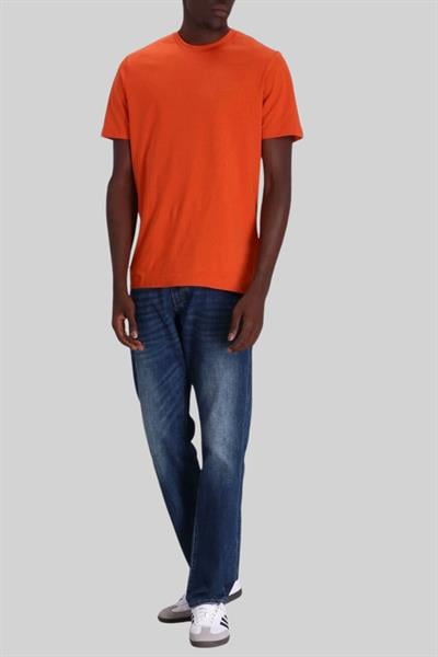 Boss Regular Fit  Bisiklet Yaka Erkek T-Shirt Turuncu 801