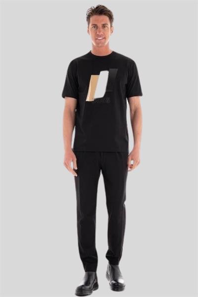 Boss Regular Fit Bisiklet Yaka Erkek T-Shirt Siyah