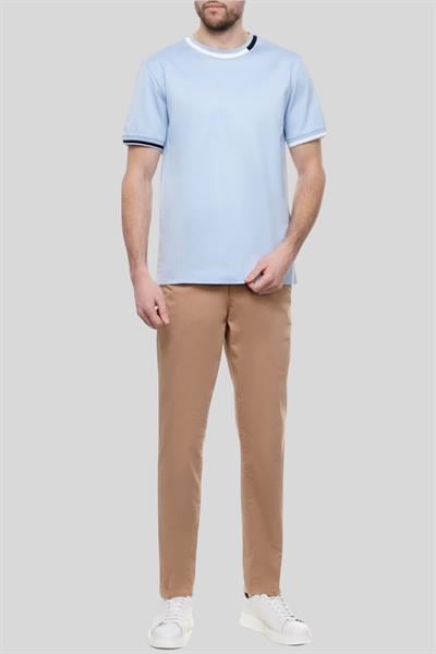 Boss Regular Fit Bisiklet Yaka Erkek T-Shirt Mavi 450