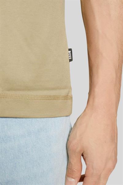 Boss Regular Fit  Bisiklet Yaka Erkek T-Shirt Haki 336