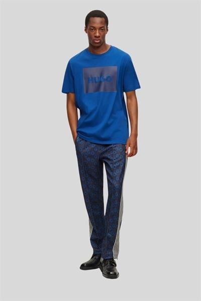 Boss Regular Fit Bisiklet Yaka Erkek T-Shirt Mavi 417