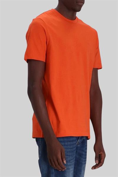 Boss Regular Fit  Bisiklet Yaka Erkek T-Shirt Turuncu 801