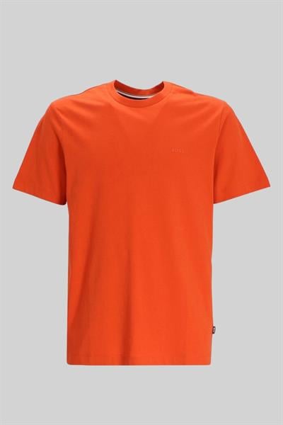 Boss Regular Fit  Bisiklet Yaka Erkek T-Shirt Turuncu 801