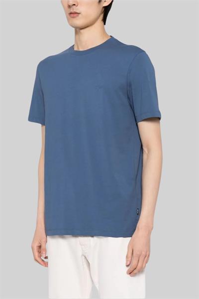 Boss Regular Fit  Bisiklet Yaka Erkek T-Shirt Mavi 479