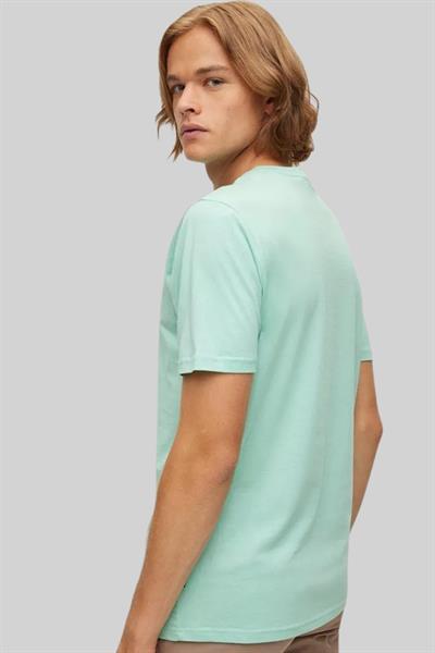 Boss Regular Fit Bisiklet Yaka Erkek T-Shirt Yeşil 338
