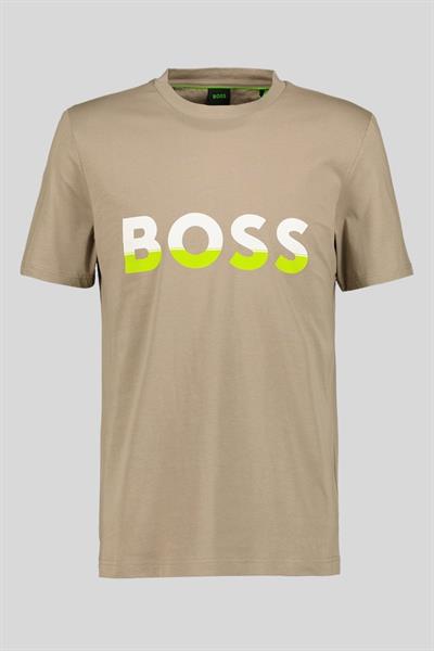 Boss Regular Fit Bisiklet Yaka Erkek T-Shirt Yeşil