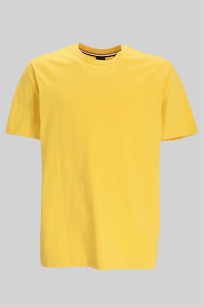 Boss Regular Fit  Bisiklet Yaka Erkek T-Shirt Sarı 733