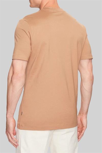 Boss Regular Fit  Bisiklet Yaka Erkek T-Shirt Bej 260