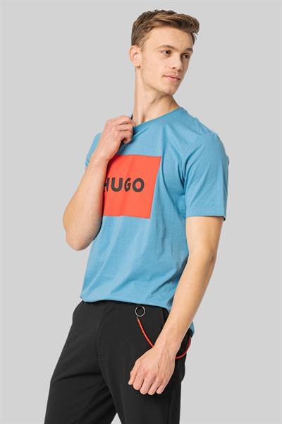 Boss Regular Fit Bisiklet Yaka Erkek T-Shirt Mavi 421