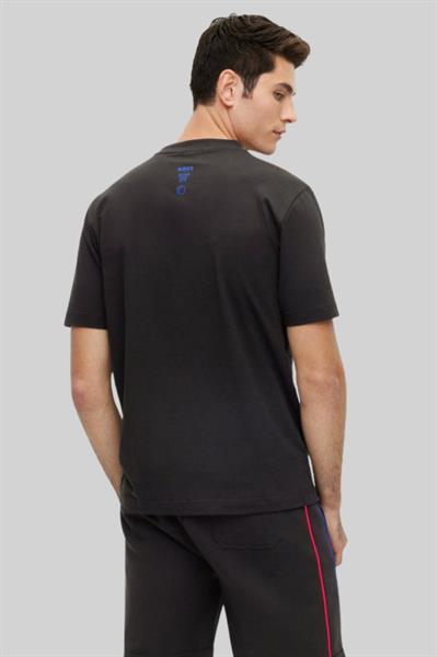 Boss Regular Fit Bisiklet Yaka Erkek T-Shirt Siyah