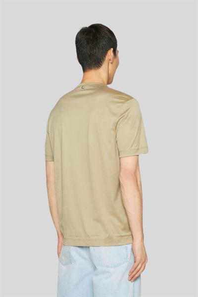 Boss Regular Fit  Bisiklet Yaka Erkek T-Shirt Haki 336