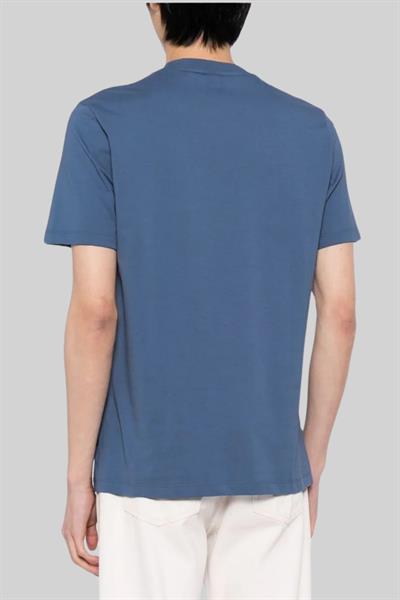 Boss Regular Fit  Bisiklet Yaka Erkek T-Shirt Mavi 479