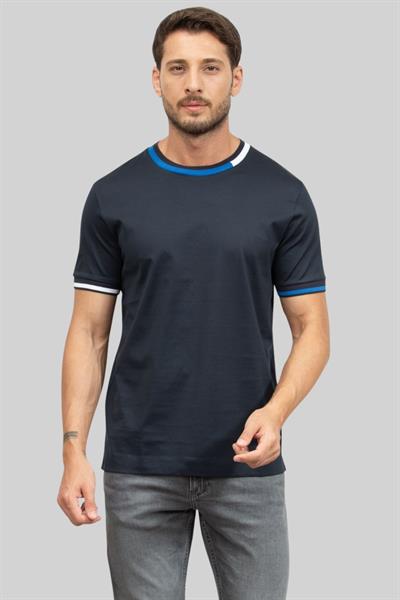 Boss Regular Fit Bisiklet Yaka Erkek T-Shirt Lacivert 404
