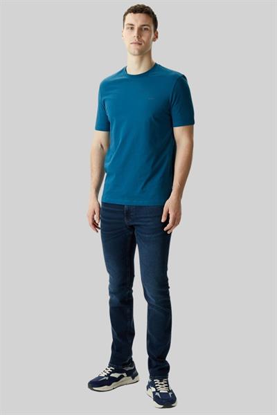 Boss Regular Fit  Bisiklet Yaka Erkek T-Shirt Lacivert 467