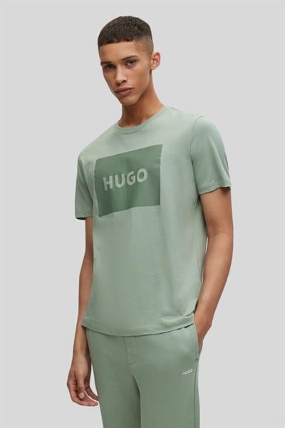 Boss Regular Fit Bisiklet Yaka Erkek T-Shirt Yeşil