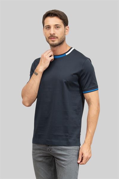 Boss Regular Fit Bisiklet Yaka Erkek T-Shirt Lacivert 404