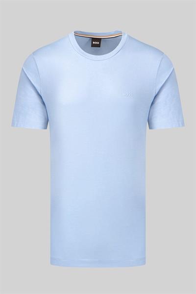 Boss Regular Fit  Bisiklet Yaka Erkek T-Shirt Mavi 492