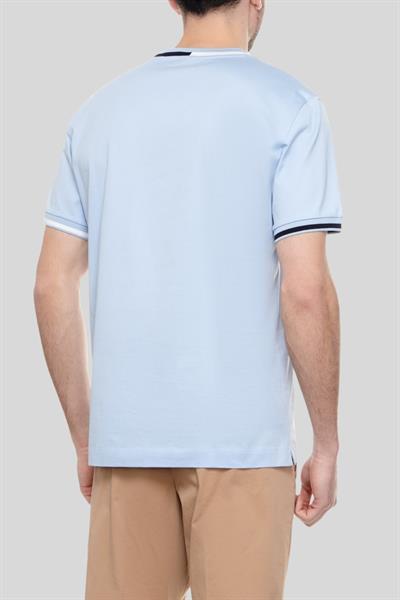 Boss Regular Fit Bisiklet Yaka Erkek T-Shirt Mavi 450