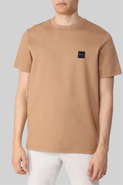 Boss Regular Fit Bisiklet Yaka Erkek T-Shirt Bej 260