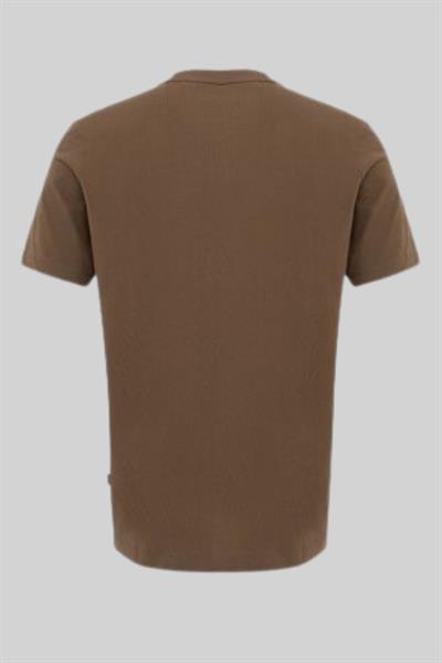 Boss Regular Fit Bisiklet Yaka Erkek T-Shirt Kahverengi