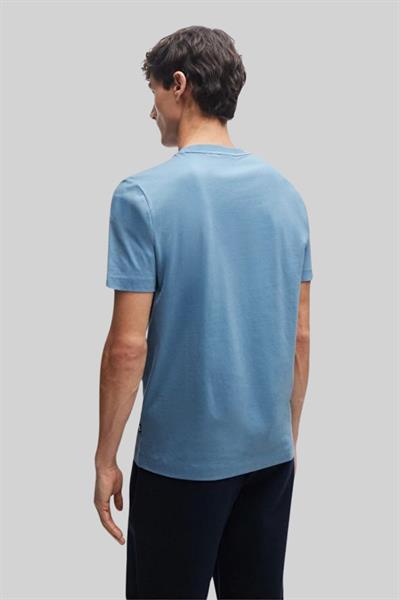 Boss Regular Fit  Bisiklet Yaka Erkek T-Shirt Mavi 459