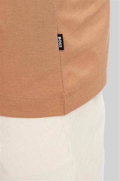 Boss Regular Fit  Bisiklet Yaka Erkek T-Shirt Bej 260