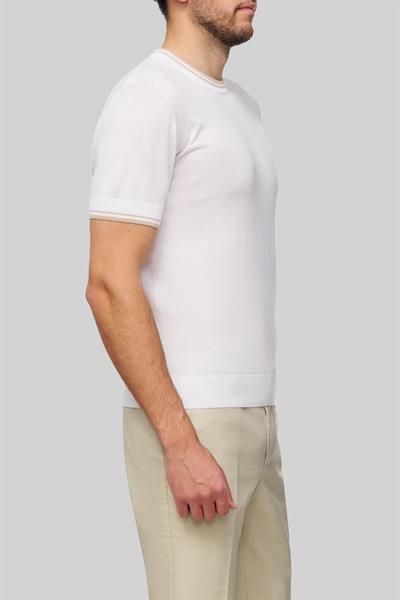 Boss Regular Fit Bisiklet Yaka Erkek T-Shirt Beyaz 100