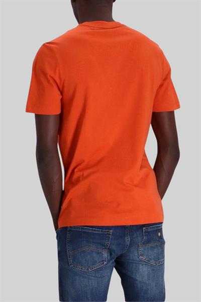 Boss Regular Fit  Bisiklet Yaka Erkek T-Shirt Turuncu 801