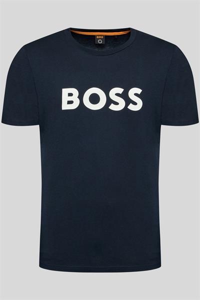 Boss Regular Fit Bisiklet Yaka Erkek T-Shirt Lacivert 405