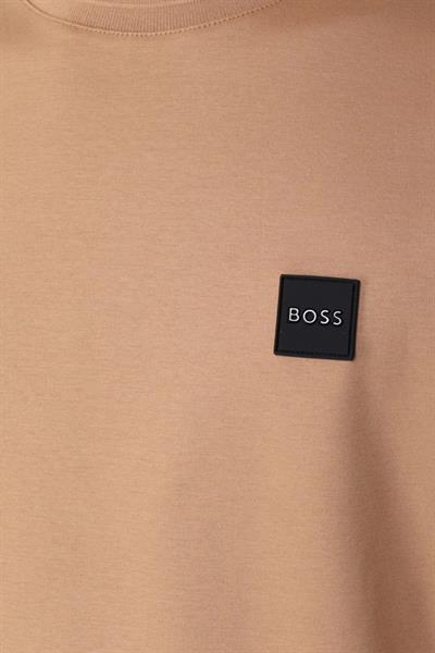 Boss Regular Fit Bisiklet Yaka Erkek T-Shirt Bej 260