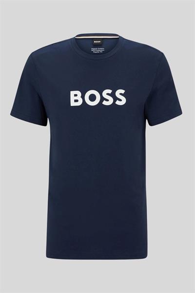 Boss Regular Fit Bisiklet Yaka Erkek T-Shirt Lacivert 413