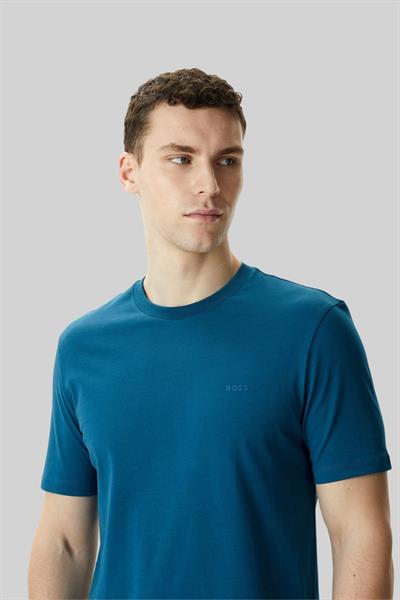 Boss Regular Fit  Bisiklet Yaka Erkek T-Shirt Lacivert 467