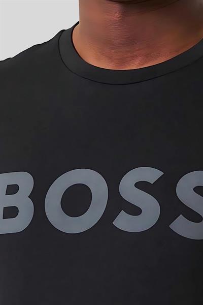 Boss Regular Fit Bisiklet Yaka Erkek T-Shirt Siyah 005